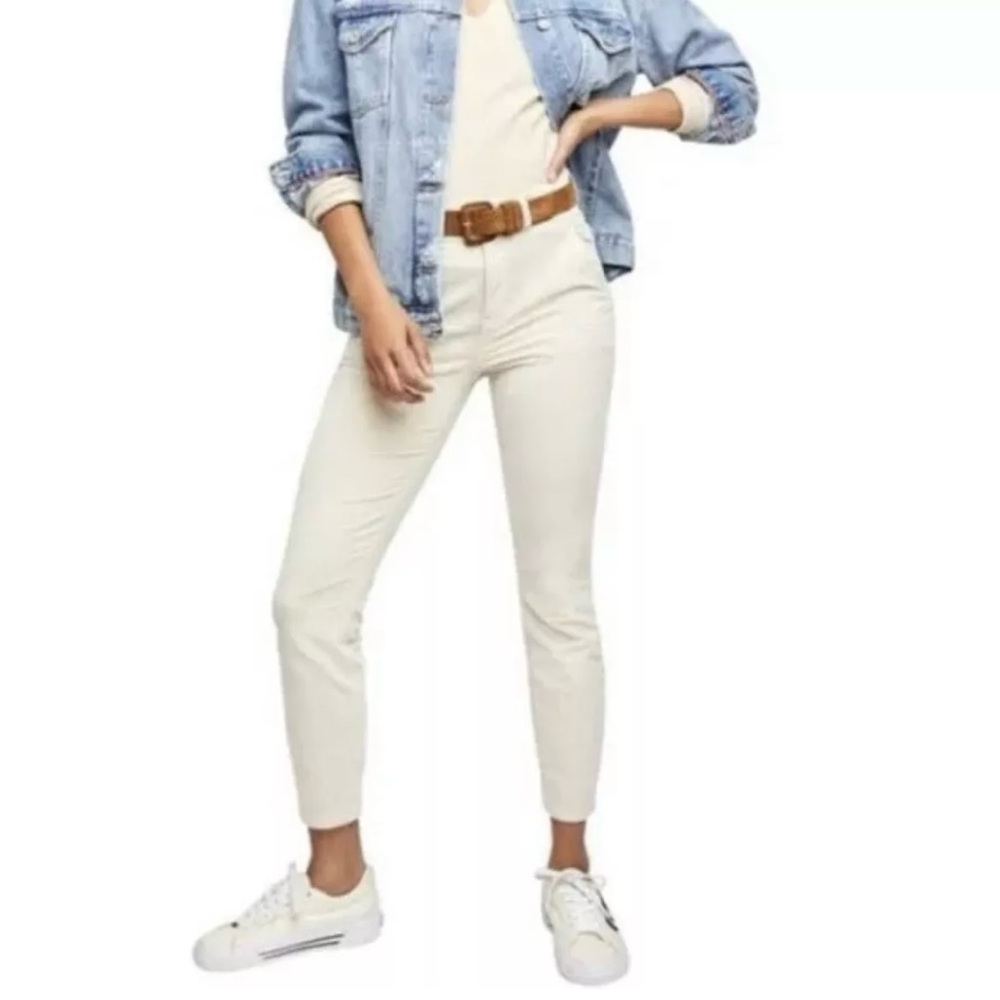 FREE PEOPLE We the Free Cropped Pants Velvet Moon Rising